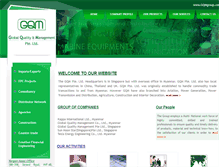 Tablet Screenshot of gqmgroup.com